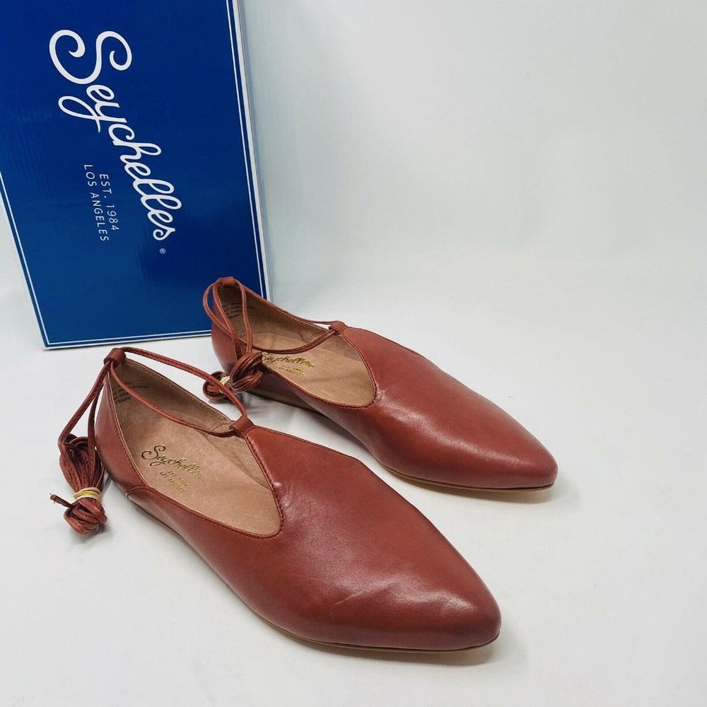 Anthropologie Seychelles Shoes Ankle Strap 8 Hive - Picture 3 of 12